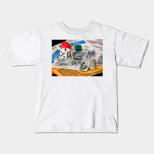 Monopoly game Kids T-Shirt